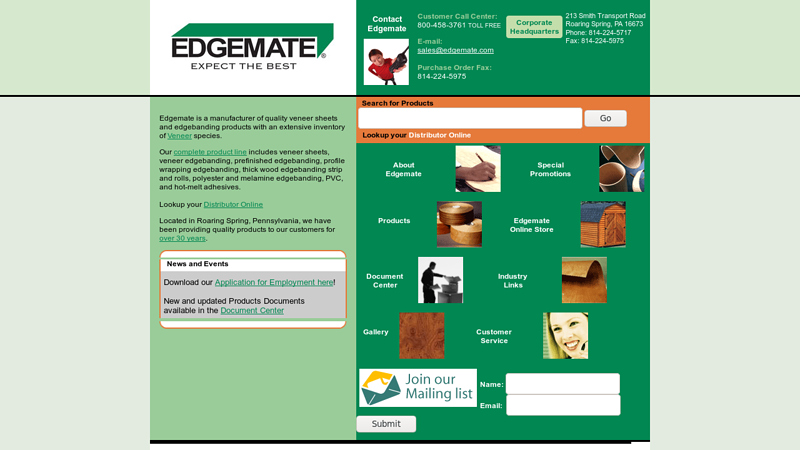 Edgebanding, Veneer Sheets Edgebanding at Edgemate of PA