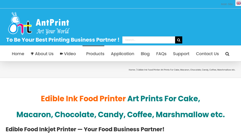Edible Ink Food Printer Art Prints For Cake, Macaron, Chocolate ...