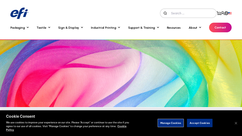 EFI Reggiani Digital Textile Printers