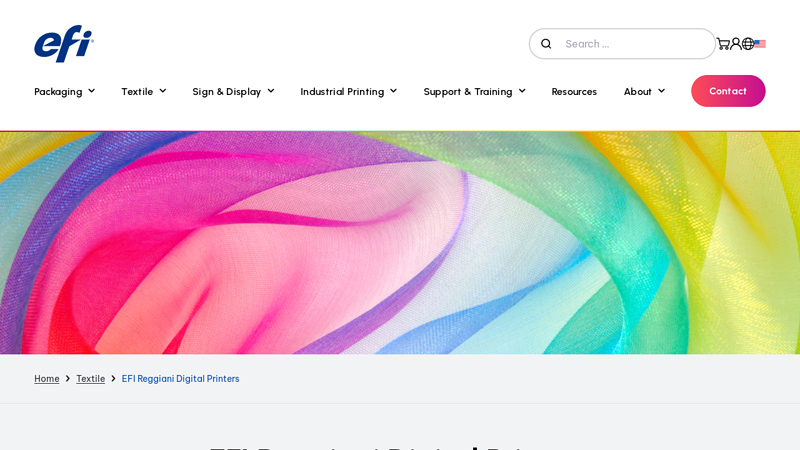 EFI Reggiani Digital Textile Printers