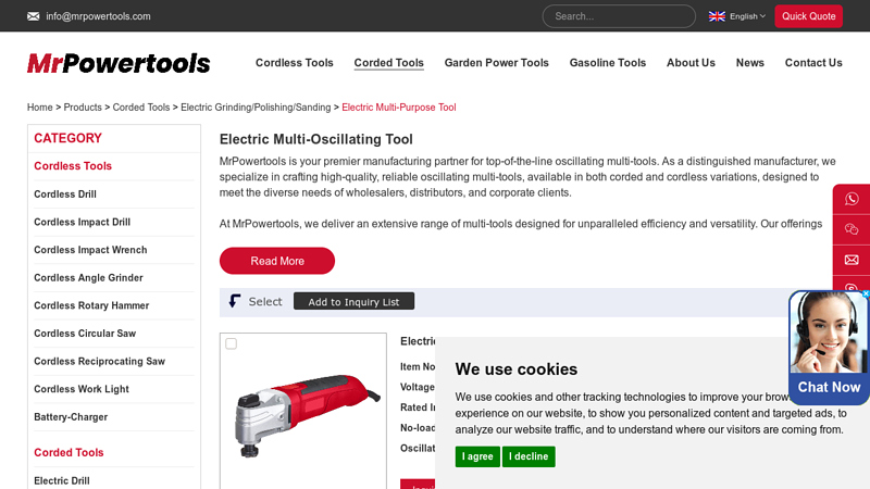 Electric Multi Oscillating Tool Manufacturer