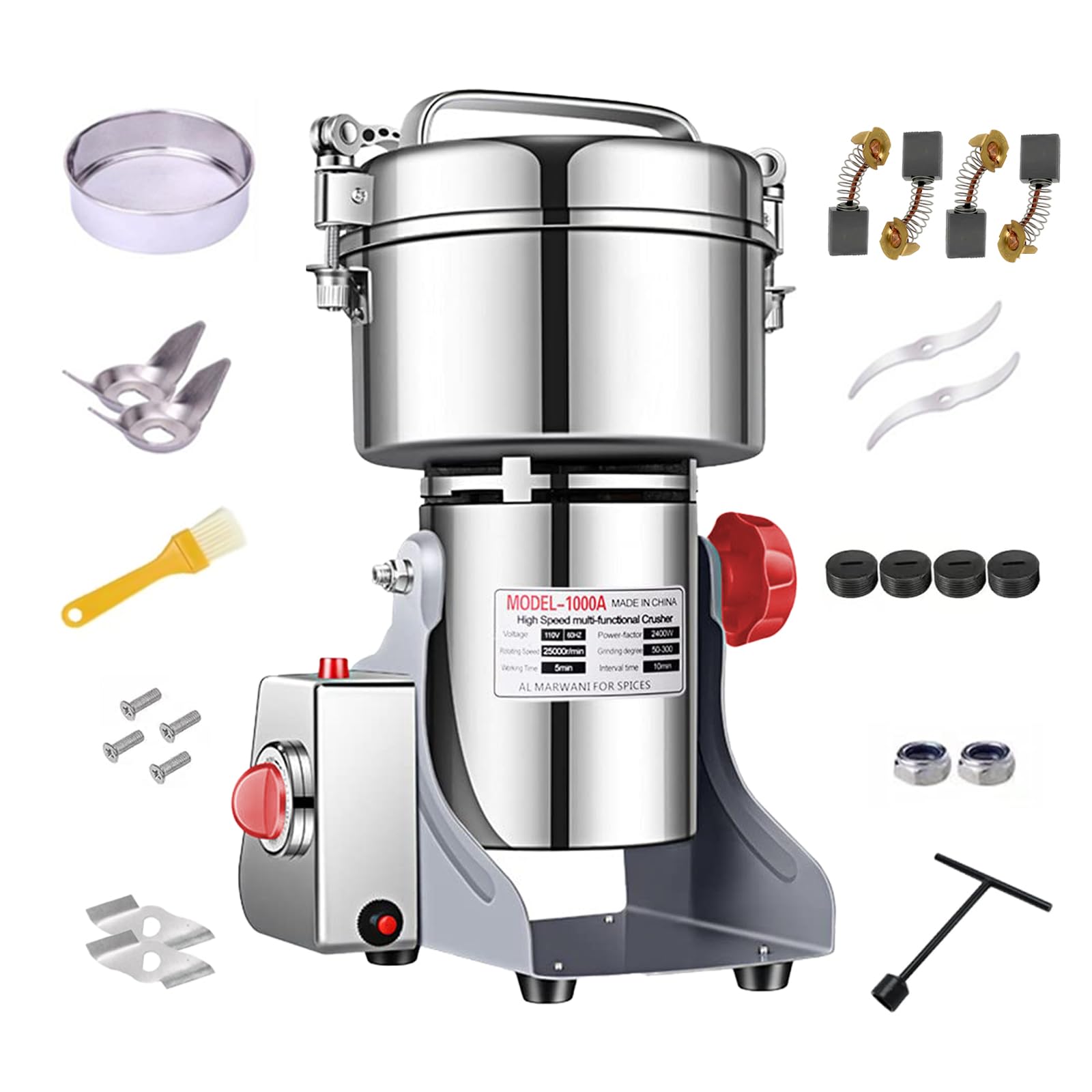 Electric Powder Mill for Food & Spices