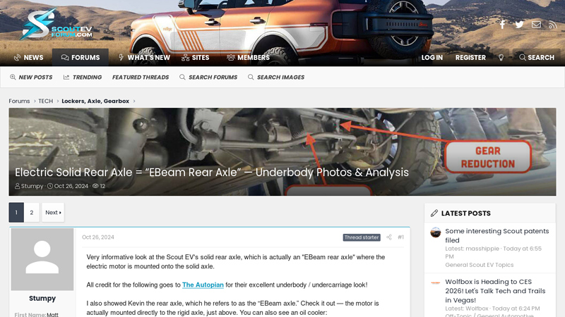 Electric Solid Rear Axle = “EBeam Rear Axle”