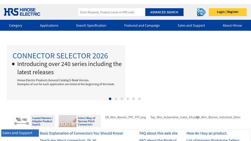 Electrical and Electronic Connectors