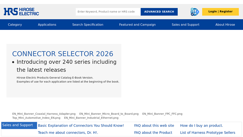 Electrical and Electronic Connectors