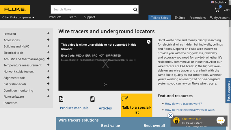 Electrical Wire Tracers and Underground Cable Locators