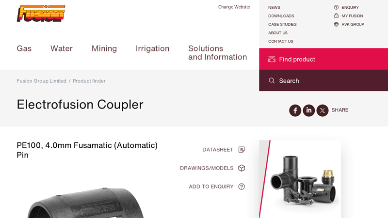 Electrofusion Coupler