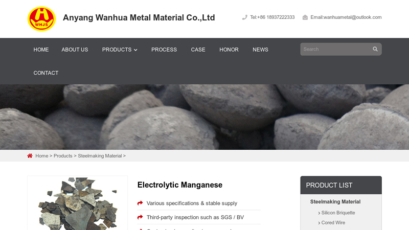 Electrolytic Manganese Metal Flakes & Powder