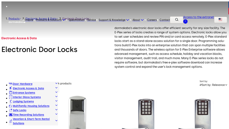 Electronic door locks