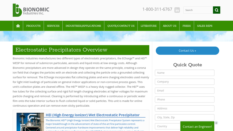 Electrostatic Precipitators Overview