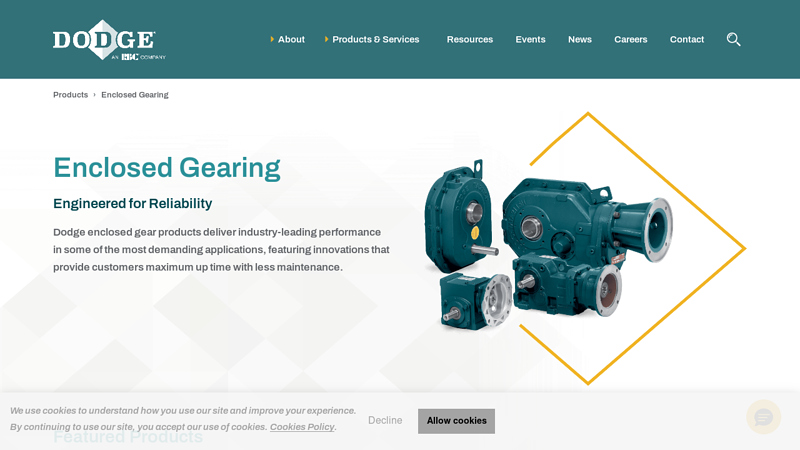 Enclosed Gearing
