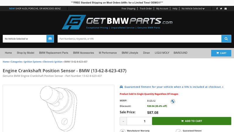 Engine Crankshaft Position Sensor