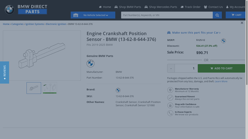 Engine Crankshaft Position Sensor
