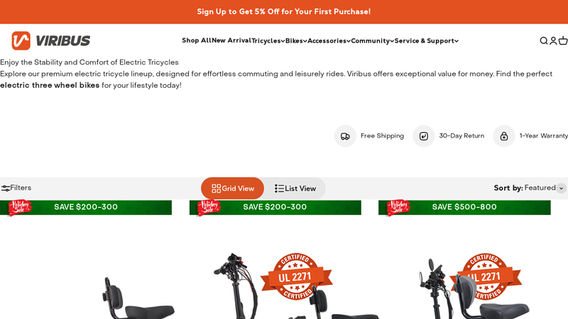 Enjoy the Stability and Comfort of Electric Tricycles