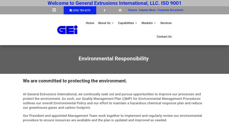 Environmental Responsibility