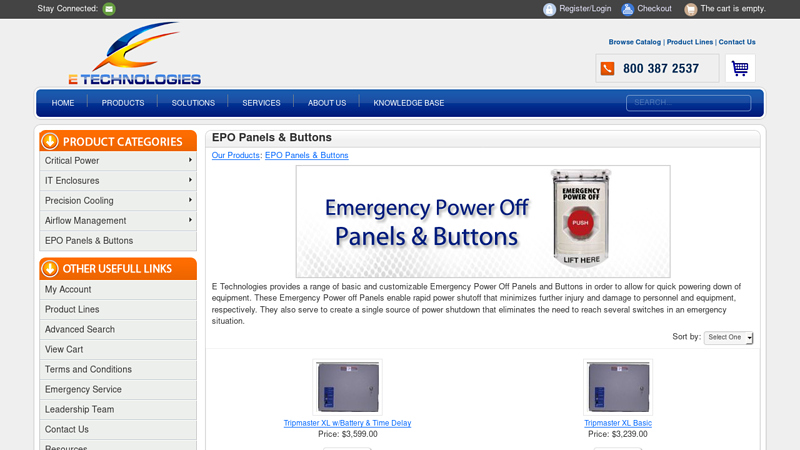 EPO Panels & Buttons