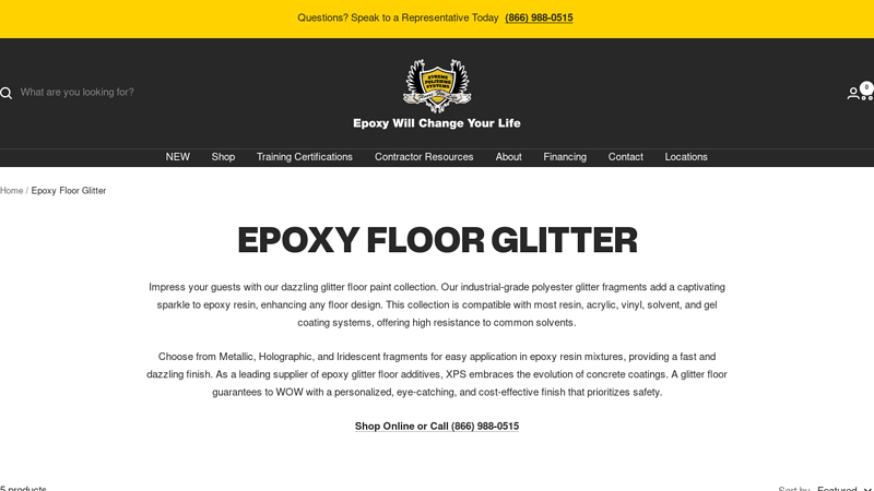 Epoxy Floor Glitter