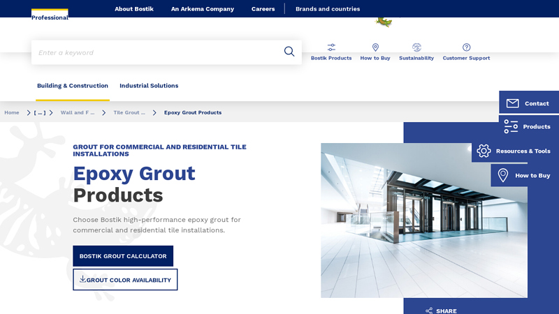 Epoxy Tile Grout Products