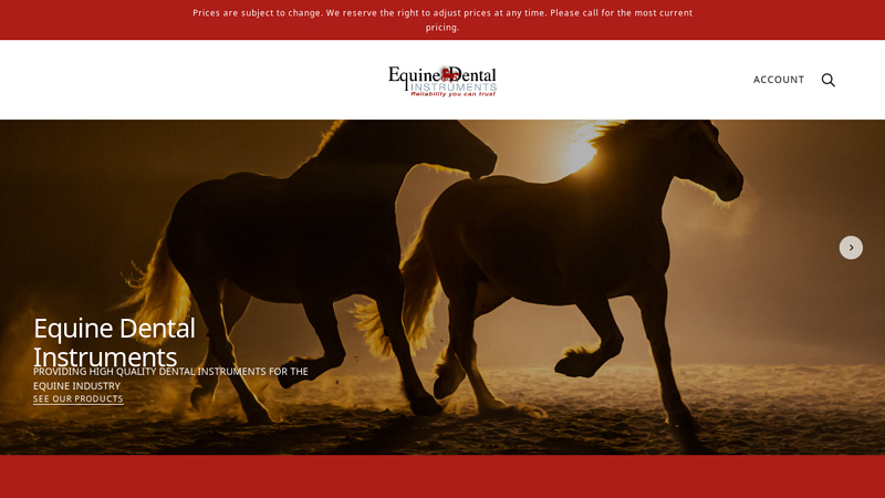 Equine Dental Instruments