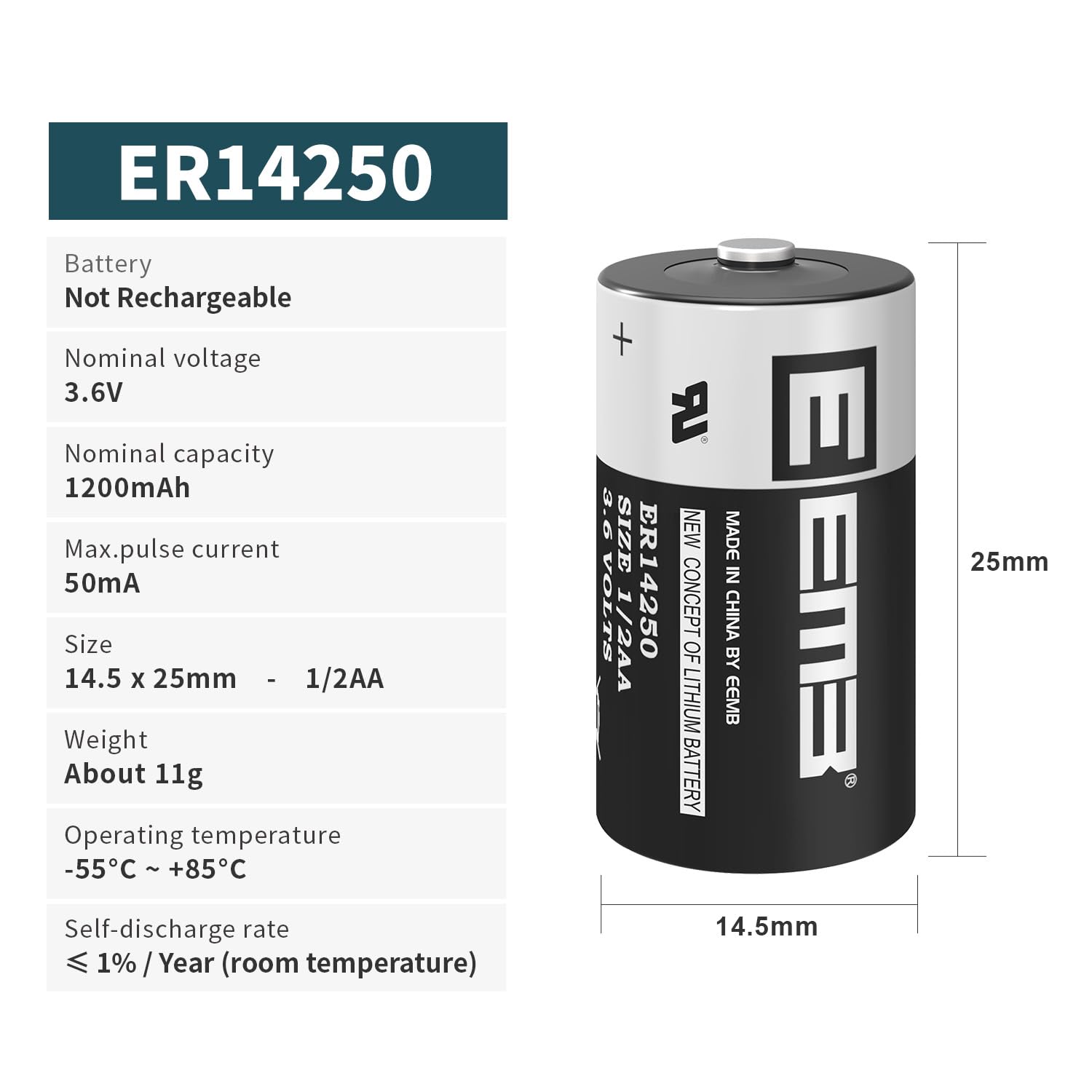 ER14250 Li