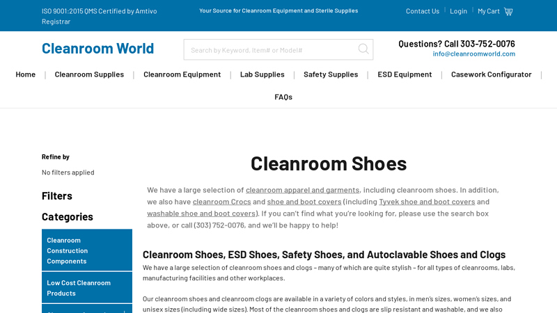 ESD Cleanroom Shoes
