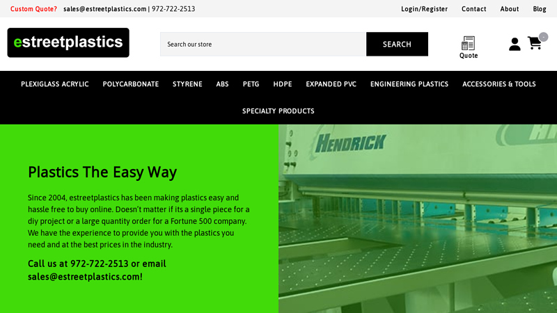 estreetplastics: Plexiglass Acrylic and Other Plastics