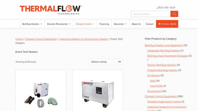 Event & Party Tent Heaters