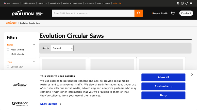 Evolution Circular Saws