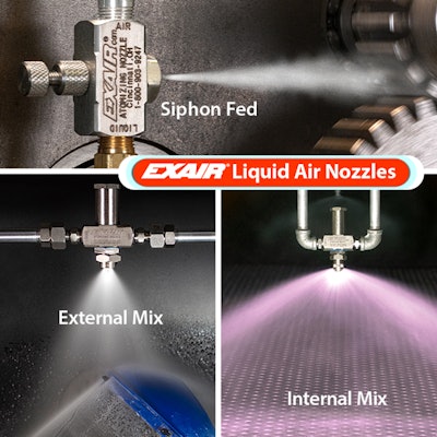 EXAIR Air Atomizing Spray Nozzles Overview