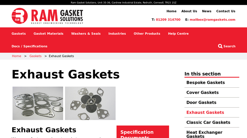Exhaust Gaskets