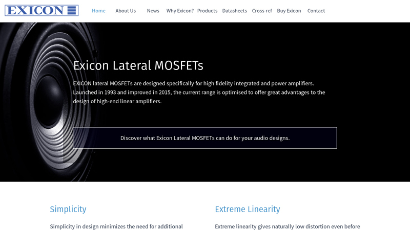 Exicon Lateral MOSFETS