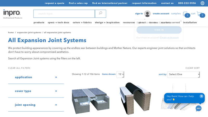 Expansion Joints & Seals - Architectural Building Systems