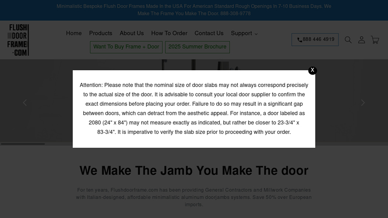 Explore the Frameless Doors for your