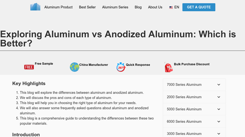 Exploring Aluminum vs Anodized Aluminum
