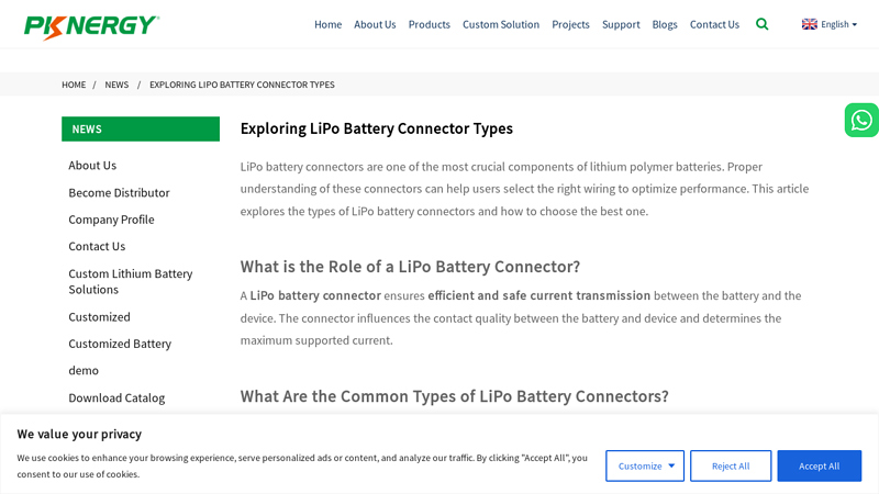 Exploring LiPo Battery Connector Types