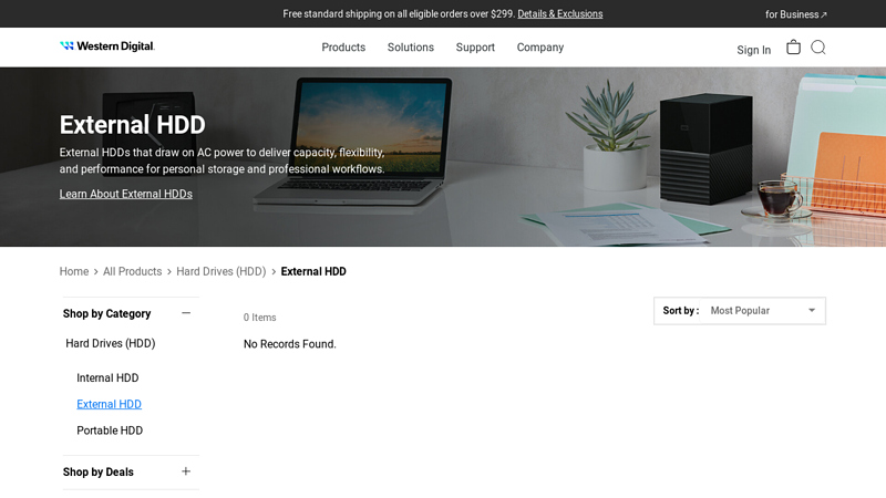 External Hard Drives: High