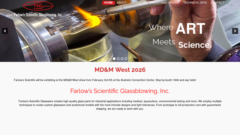 Farlows Scientific Glass Blowing