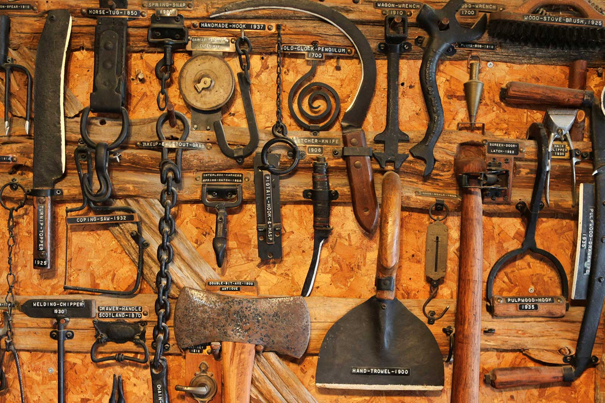 Farm Tools: Buckets, Ropes, Axes, Knives, Scoops