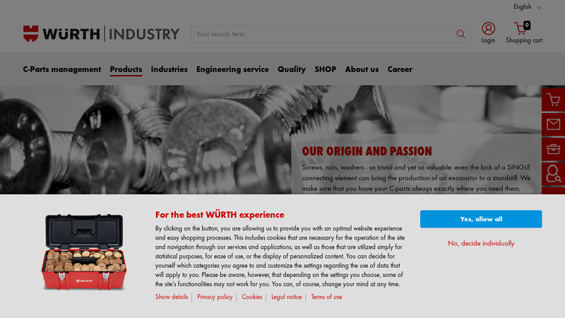 Fasteners ➡️ Würth Industrie Service