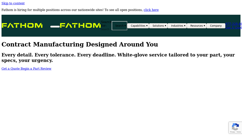 FATHOM Advanced Manufacturing