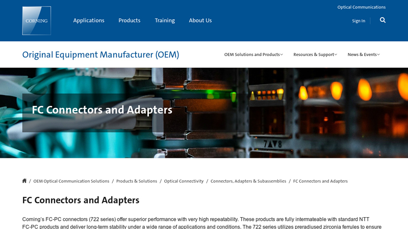 FC Connectors and Adapters