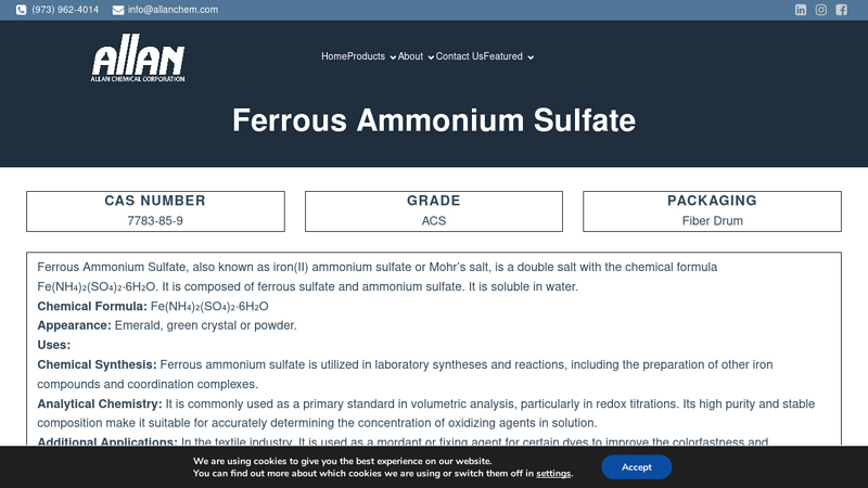 Ferrous Ammonium Sulfate