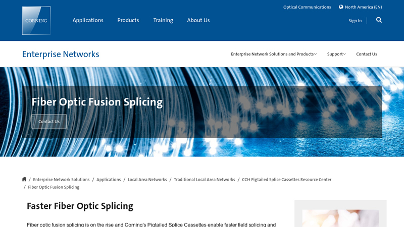 Fiber Optic Fusion Splicing