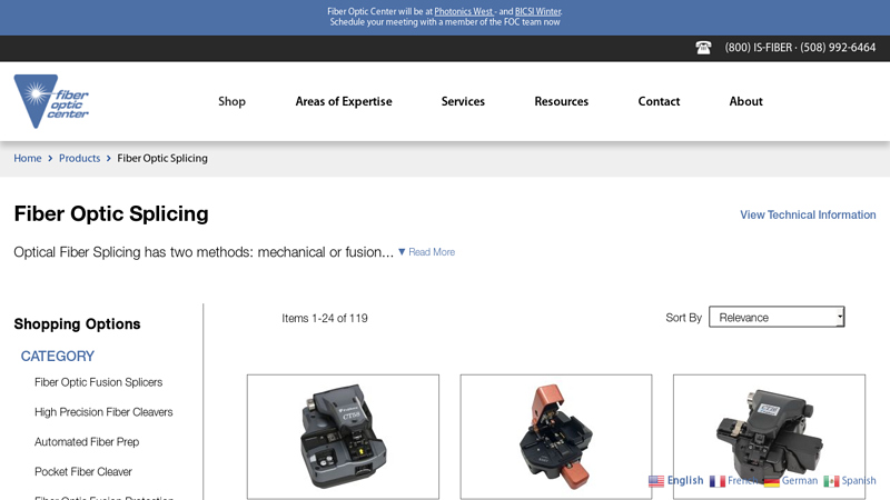 Fiber Optic Splicing