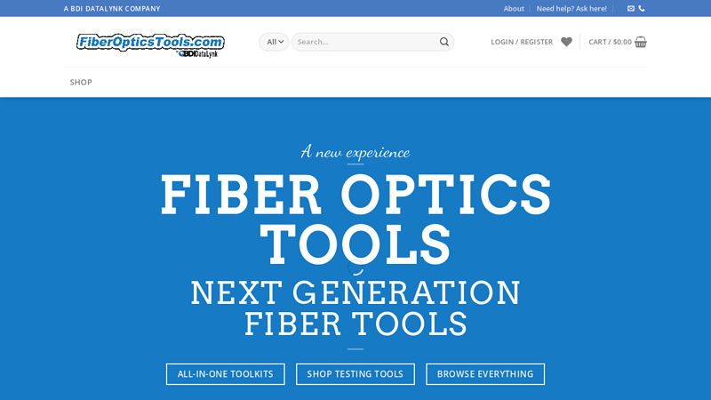 Fiber Optics Tools, testing equipment, connectors, and kits with ...