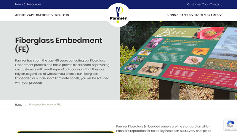 Fiberglass Embedment (FE)