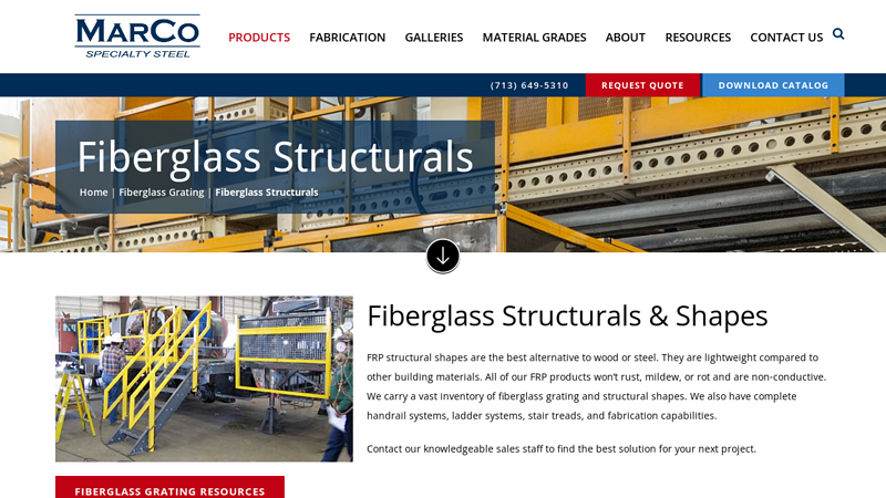 Fiberglass & FRP Structural Shapes