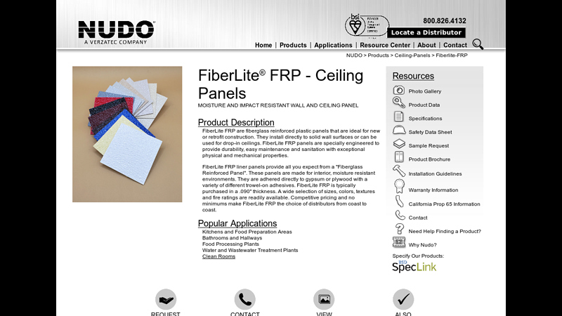 FiberLite FRP Ceiling Panels