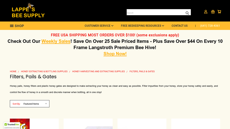 Filters, Pails & Gates