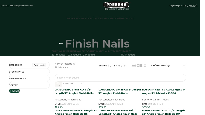 Finish Nails Archives